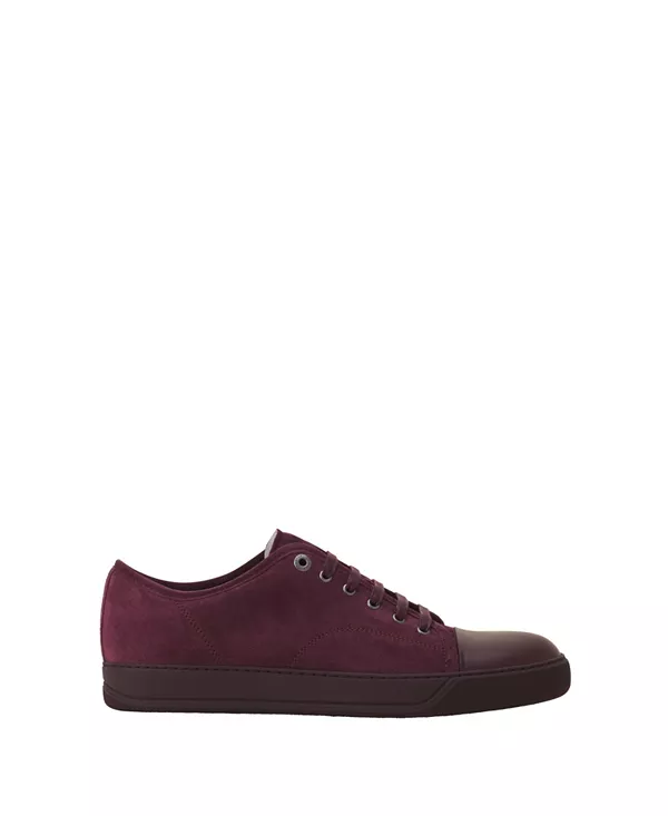 Мужские кроссовки dbb1 из кожи и замши Lanvin, фиолетовый — фото 4