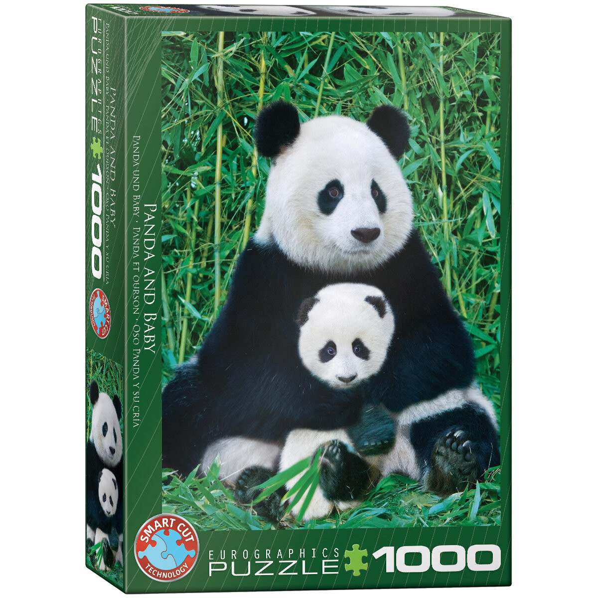 

Еврографика, пазл Panda Baby, 1000 шт. EuroGraphics