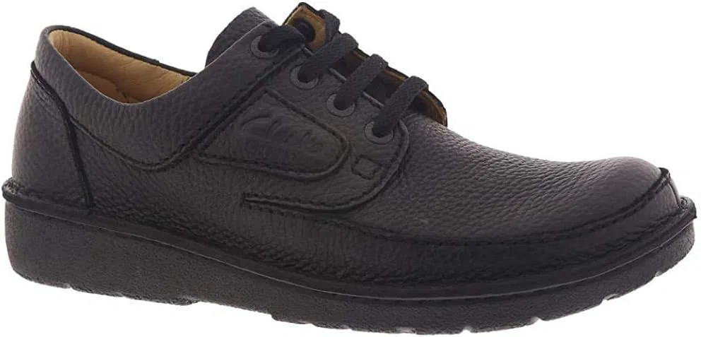 Мужские туфли-оксфорды Clarks NATURE II Derby, Black Grained Leather — фото 4