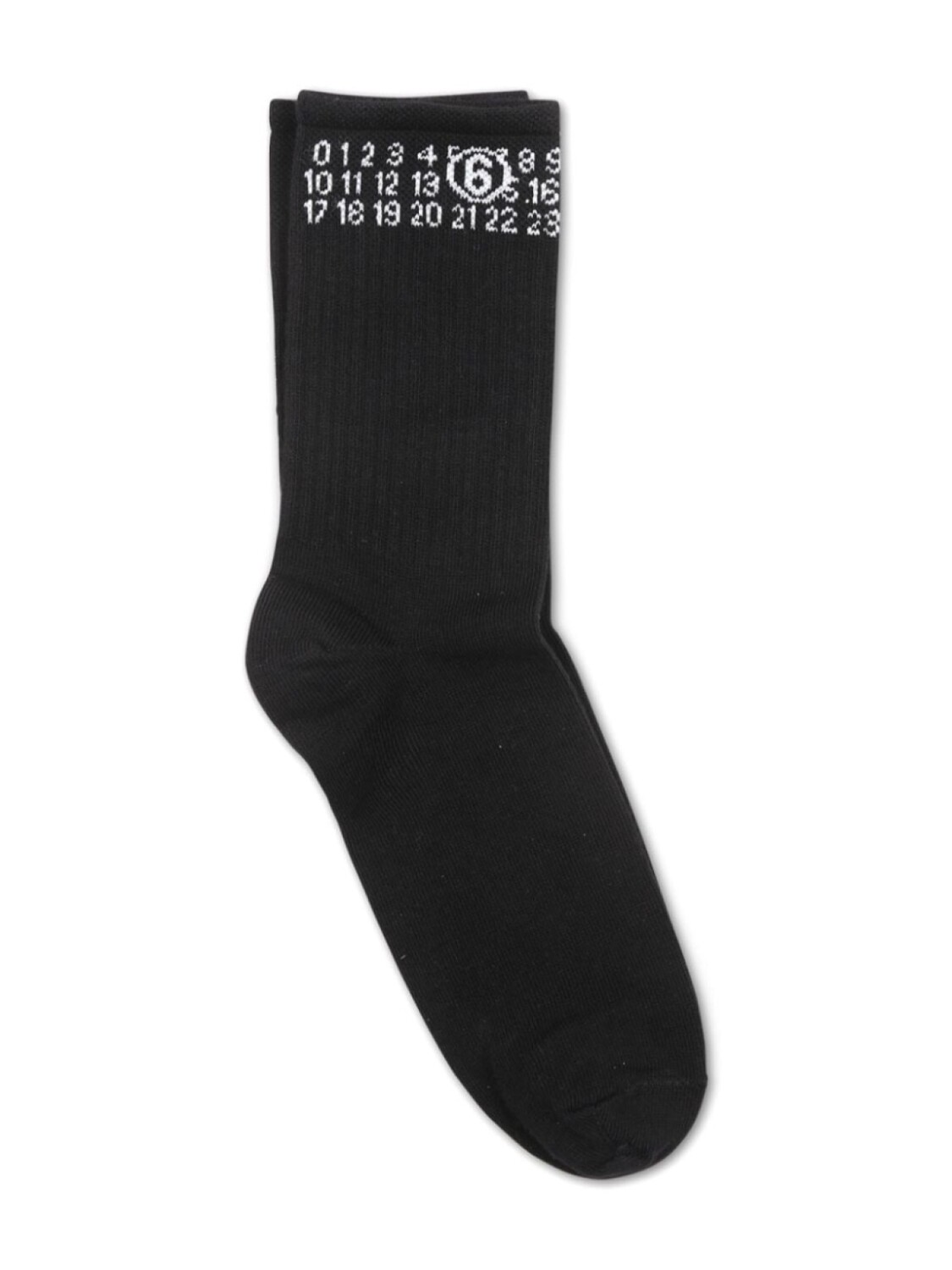 

MM6 Maison Margiela Kids носки Numeric Signature, черный