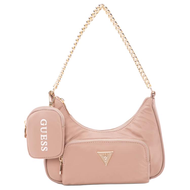 

GUESS Тканевая сумка через плечо среднего размера для женщин розовая, Pink