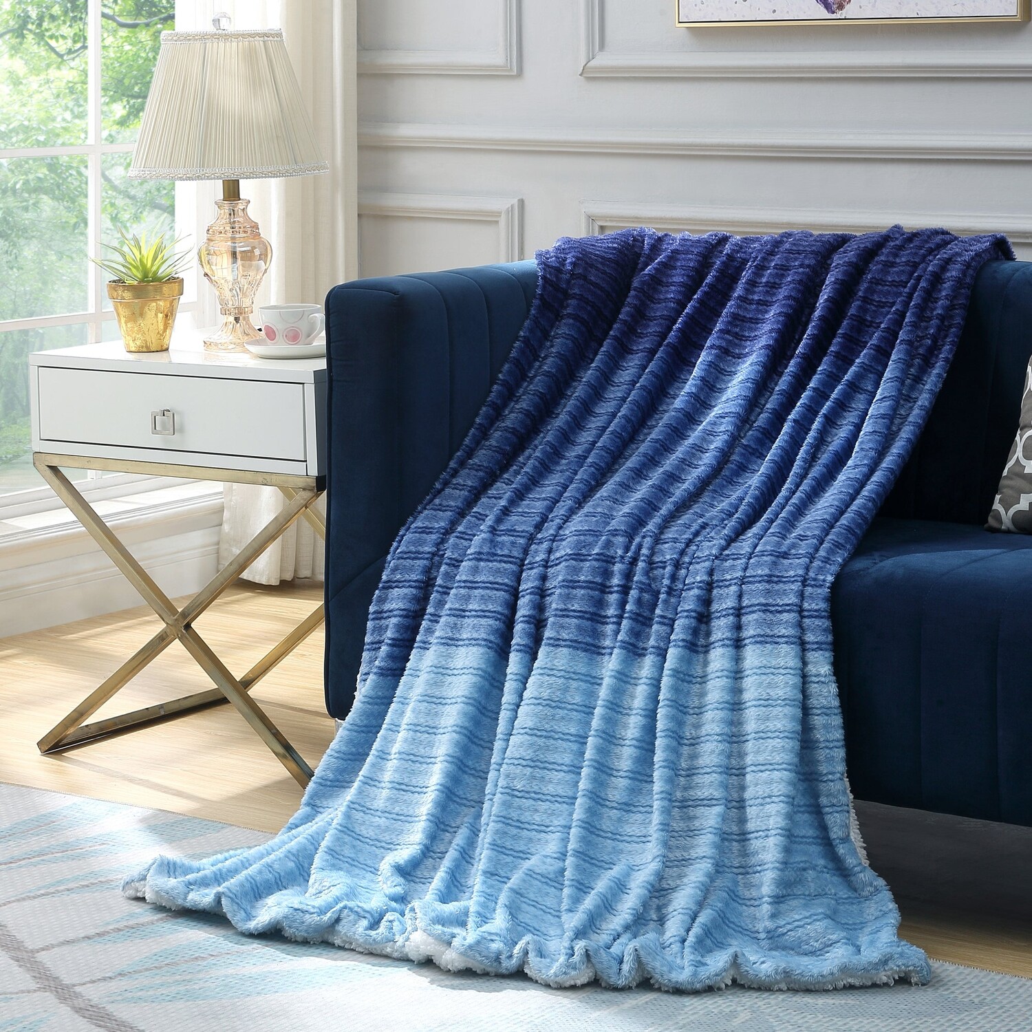 

Плед Cozy Tyme Tanesha, цвет Navy