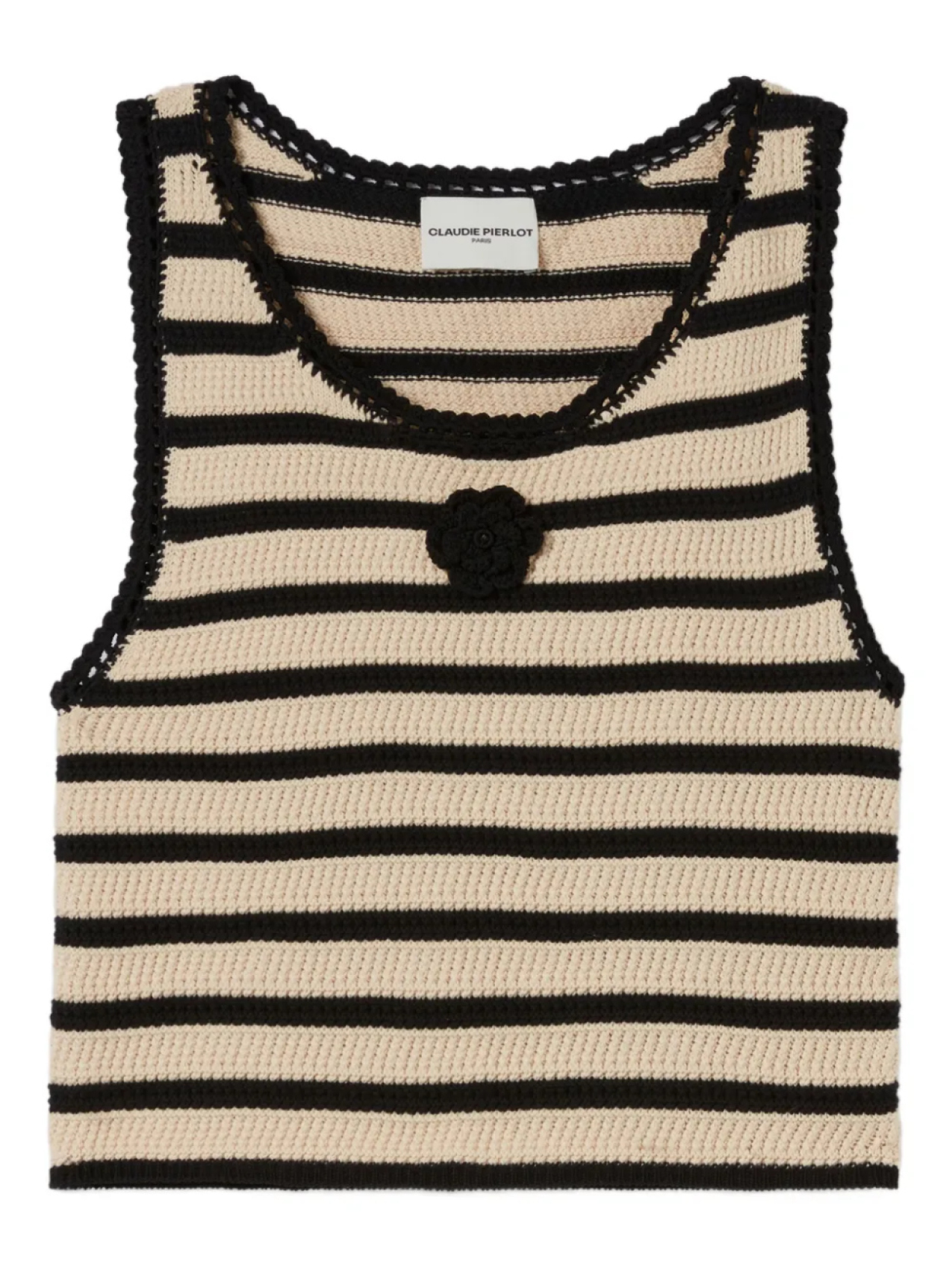 

Полосатый жилет Claudie Pierlot, нейтральный
