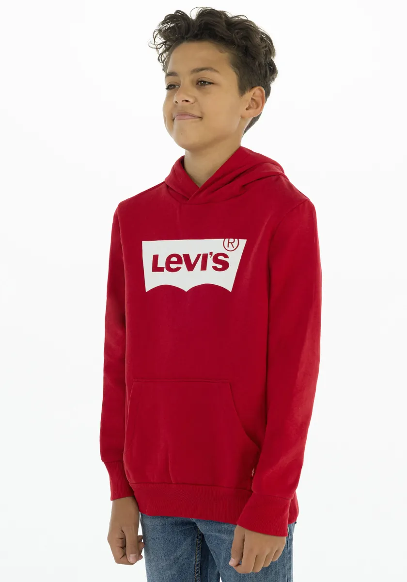 

Детская толстовка с капюшоном Levi's "LVB BATWING PULLOVER HOODIE", для МАЛЬЧИКОВ Levi'S Kids, красный