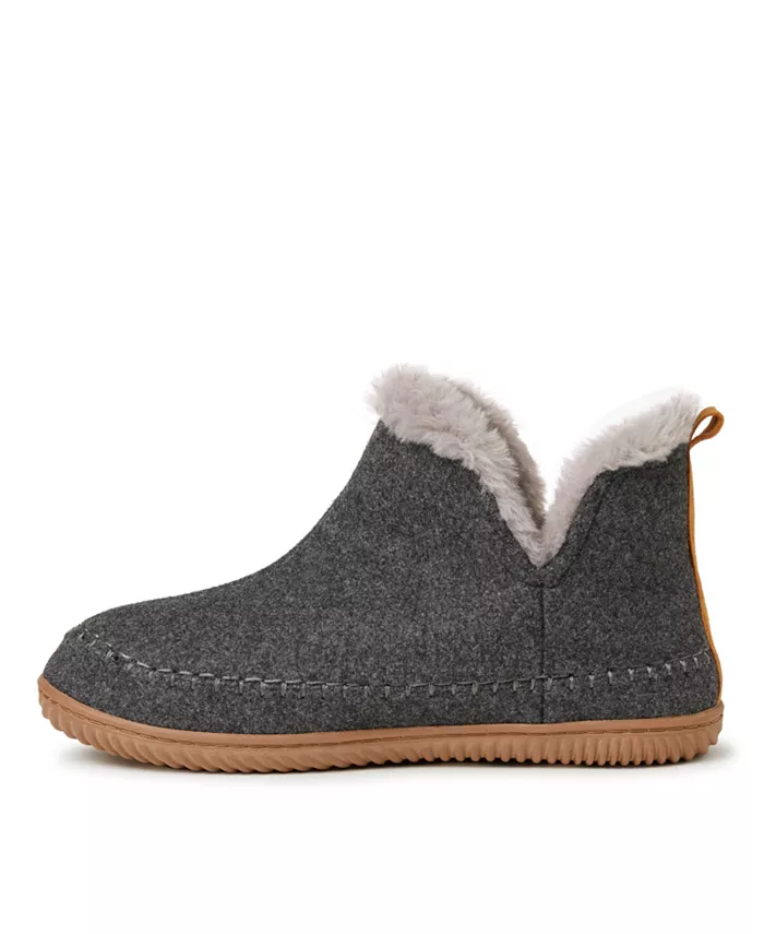 Мужские домашние тапочки Alpine от Men's Brixen Bootie Dearfoams, серый — фото 3