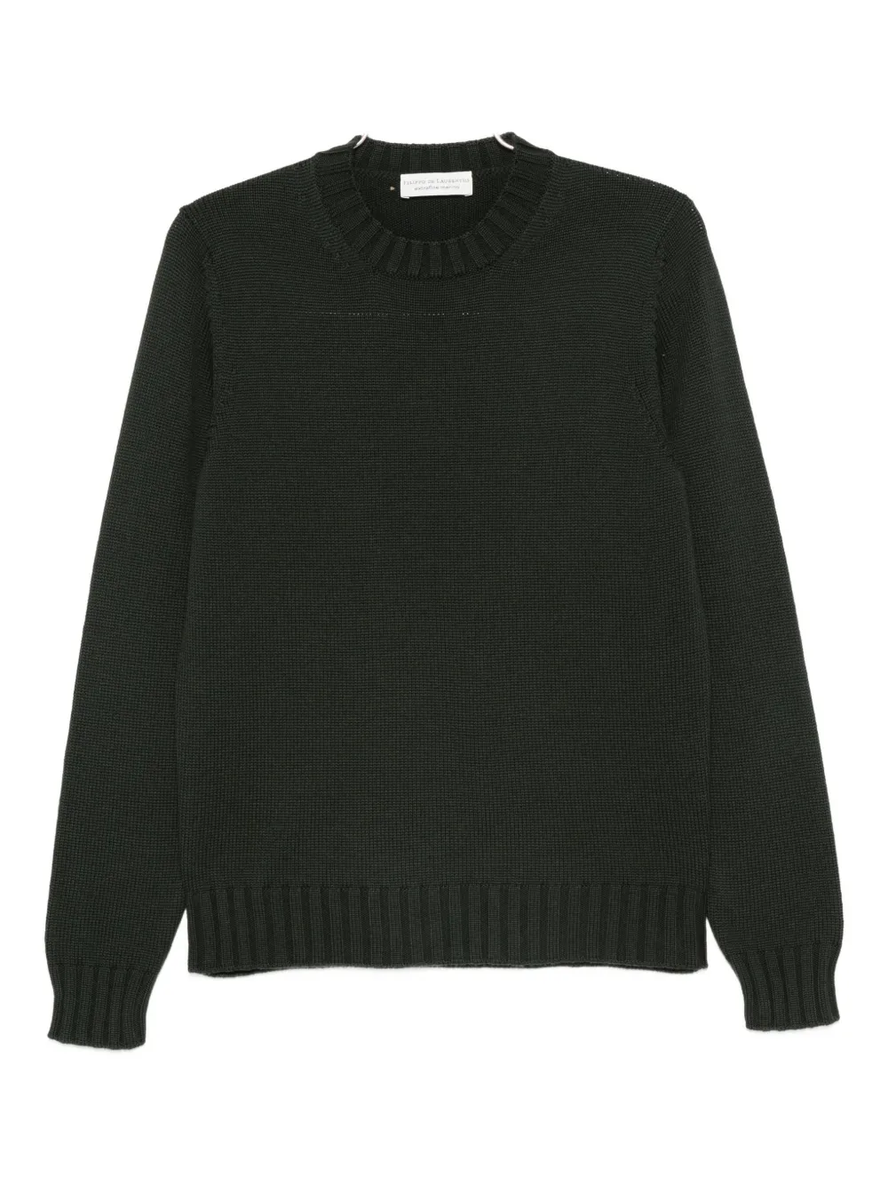 

Свитер с круглым вырезом Filippo De Laurentiis, зеленый