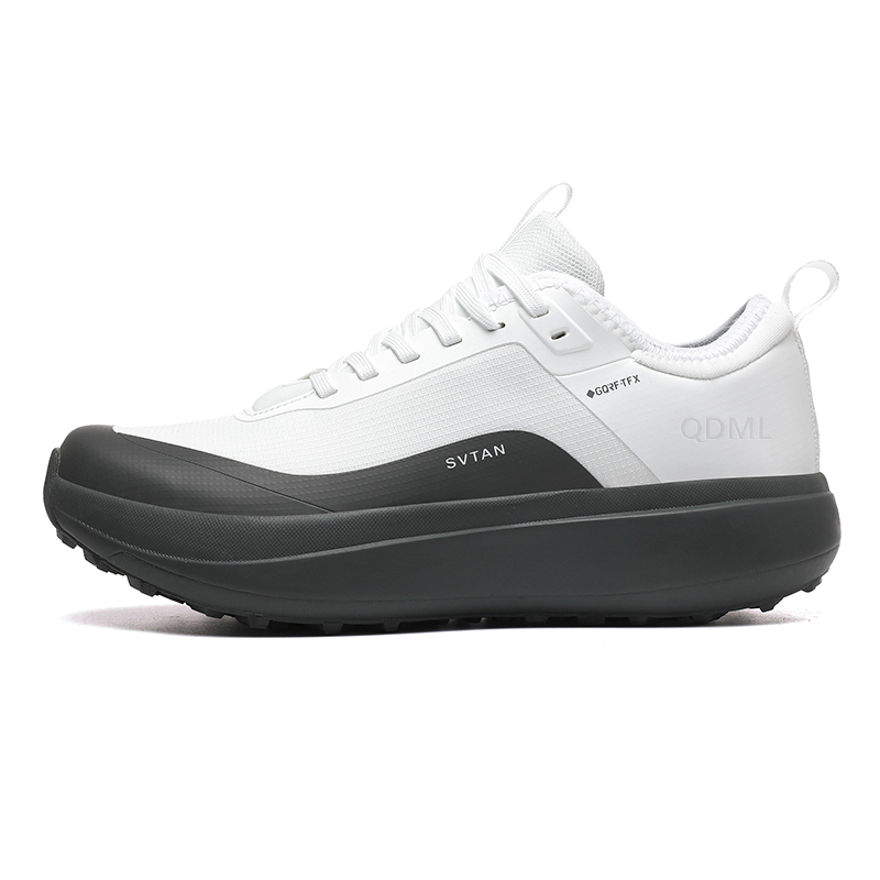 

Qiandongmeili Белые серые низкие ботинки Мартин до щиколотки, цвет White Gray Low-Top