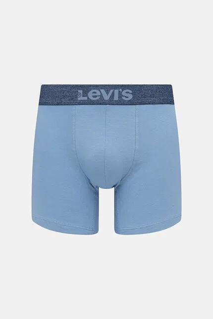 Боксеры из мягкого хлопка 3 шт Levi's, синий — фото 2