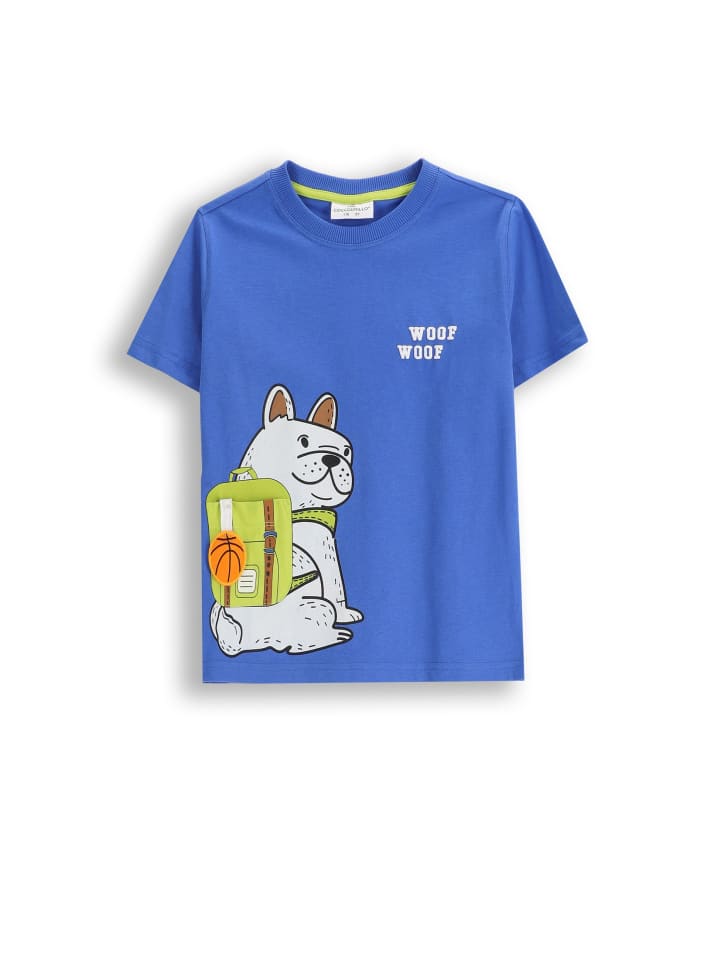 

Футболка Coccodrillo, кобальтовый синий