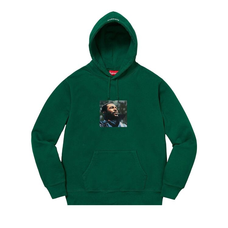 

Толстовка Supreme Marvin Gaye Hooded Sweatshirt Dark Green, зеленый