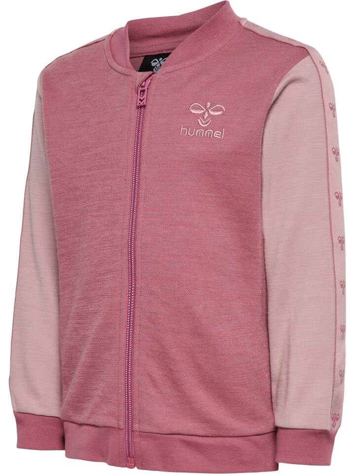Толстовка Hummel Reißverschluss Jacket Hmlwulbato Mädchen, цвет DECO ROSE — фото 4
