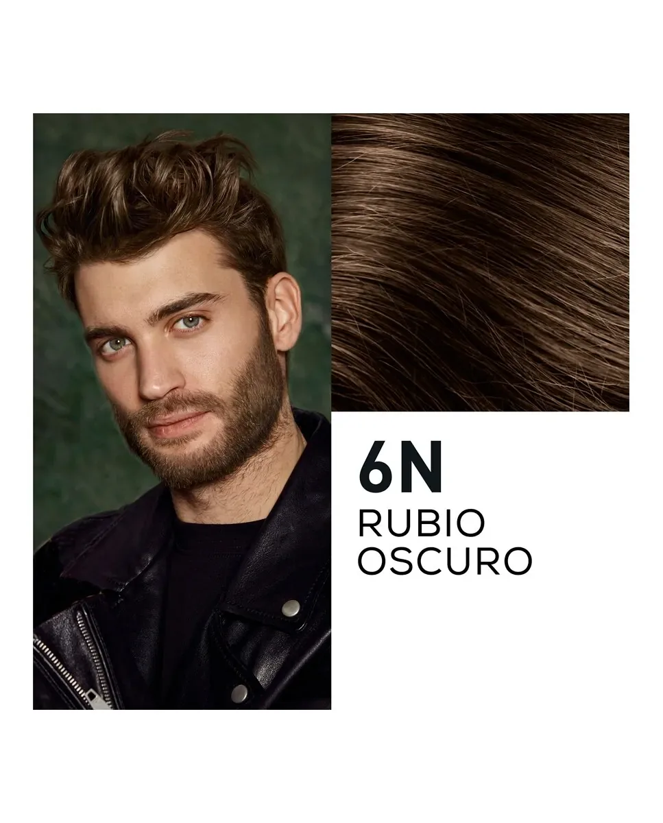 Постоянная краска для волос для мужчин и бороды без аммиака Men Naturtint, 6N - Rubio Oscuro — фото 3