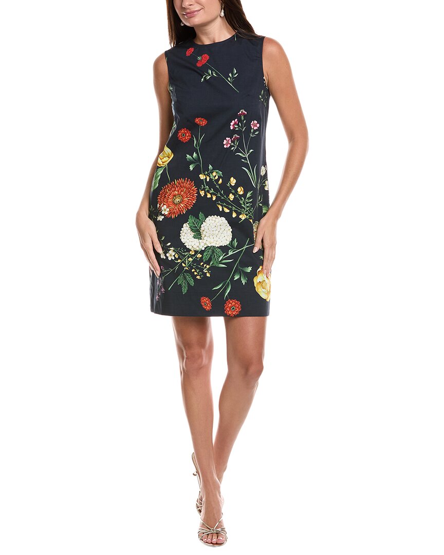 

Сдвижное платье Oscar de la Renta, синий