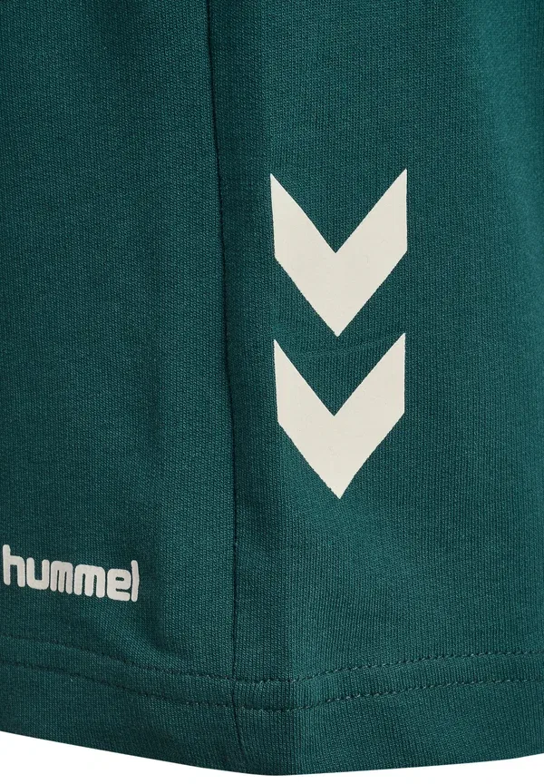Шорты свободные Hummel Hmljr loose chevron shorts tracksuit bottoms, цвет жук июньский — фото 3