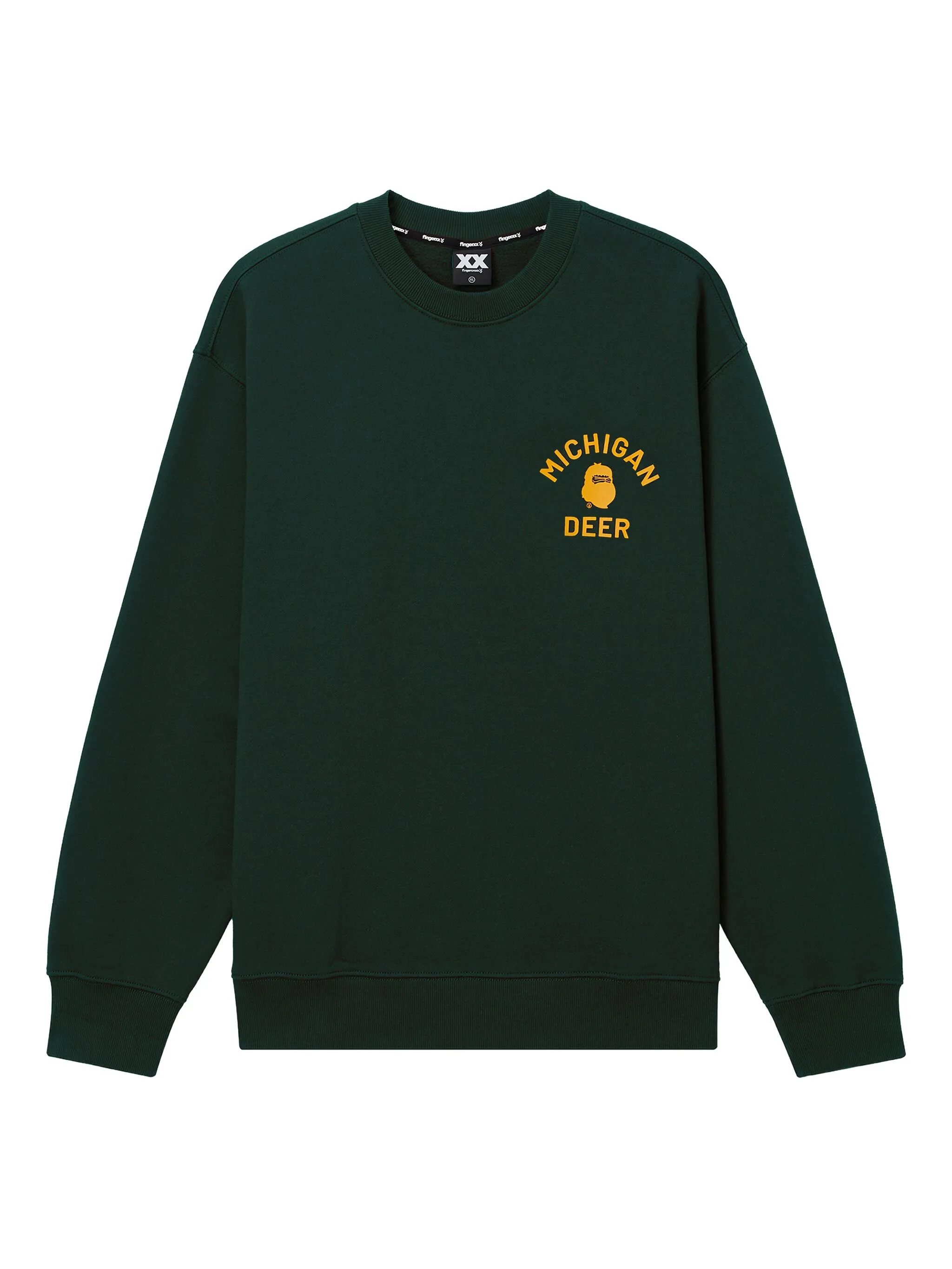 

Толстовка с логотипом Fingercroxx, зеленый