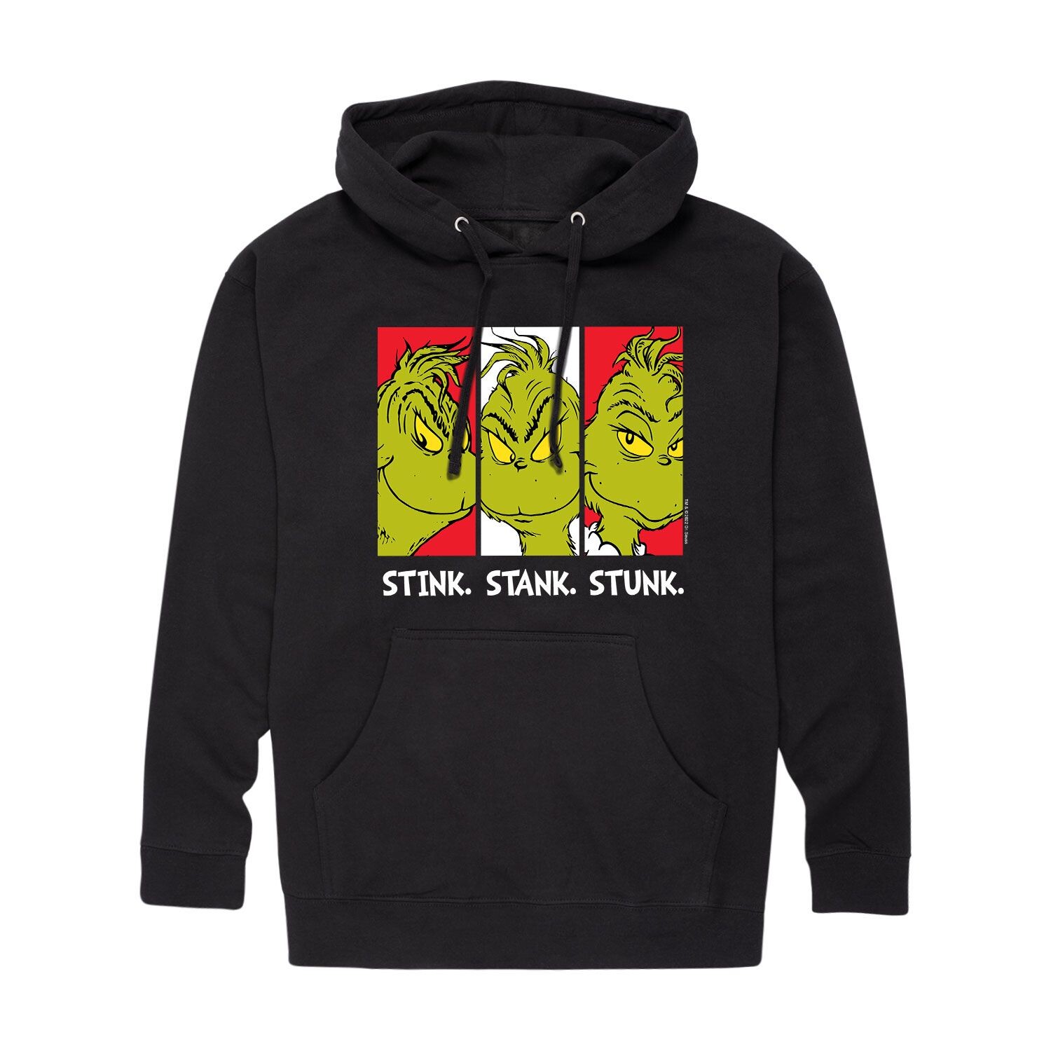 

Мужская толстовка с капюшоном Dr. Seuss Grinch Stink Stank Stunk Licensed Character