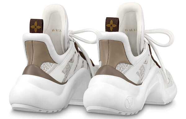Кроссовки archlight 1.0 sneakers 'beige with monogram' Louis Vuitton, белый — фото 4