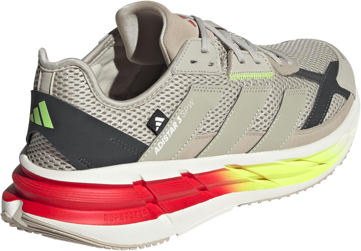 Мужские кроссовки Adidas Adistar 3, Wonder Alumina/Wonder Beige/Lucid Lemon — фото 3
