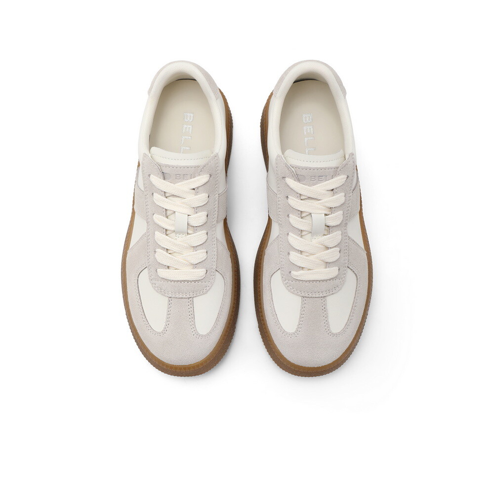 Кеды BELLE Skateboard Shoes Women's Low-Top, серебряный — фото 3