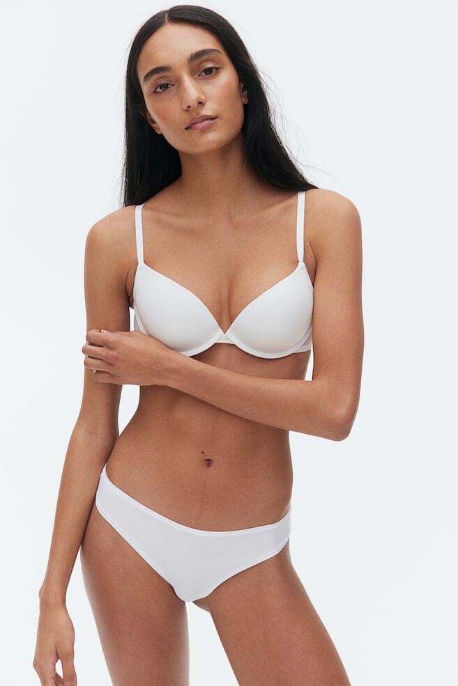 

Упаковка из 2 бюстгальтеров super push-up из микрофибры H&M, черный