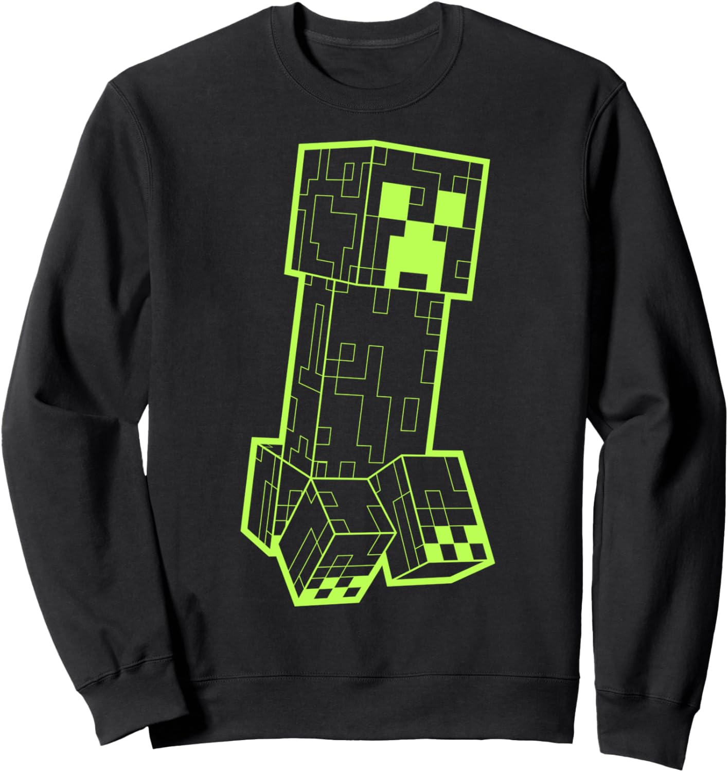 

Толстовка с контурным изображением большого крипера из Minecraft, черная, Черный, Толстовка с контурным изображением большого крипера из Minecraft, черная