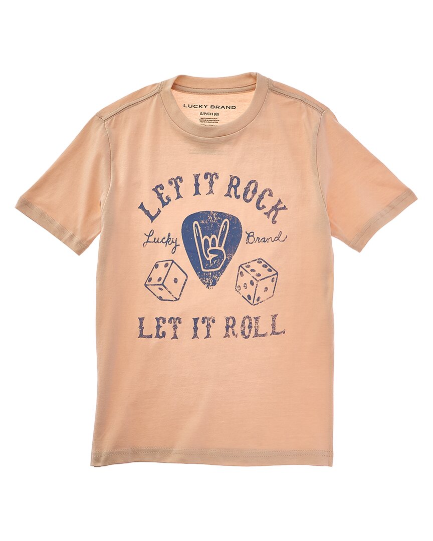 

Lucky Brand Let It Rock Футболка, Tan