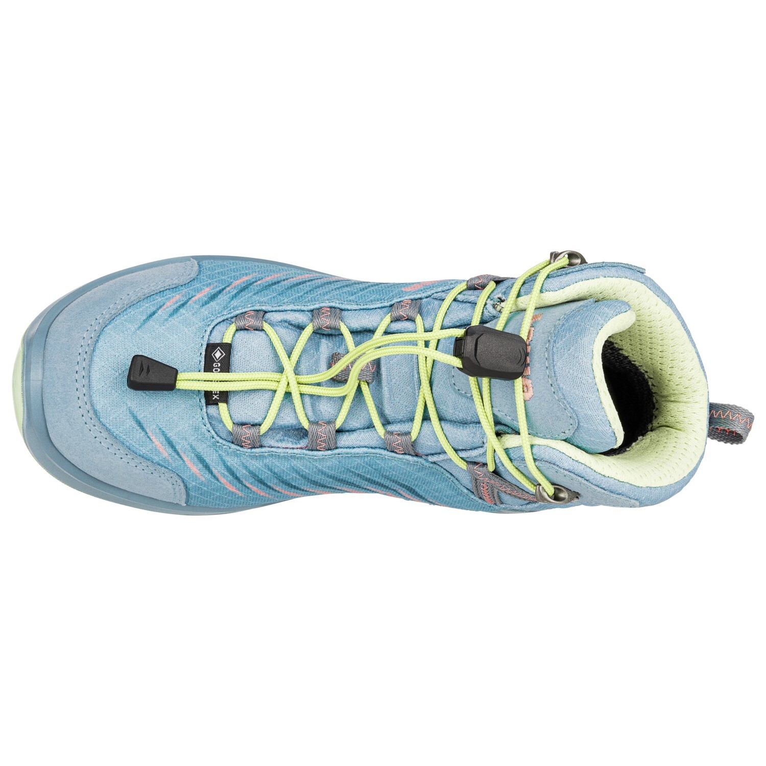 Ботинки для прогулки Lowa Kid's Zirrox II GTX Mid, цвет Petrol/Mango — фото 3