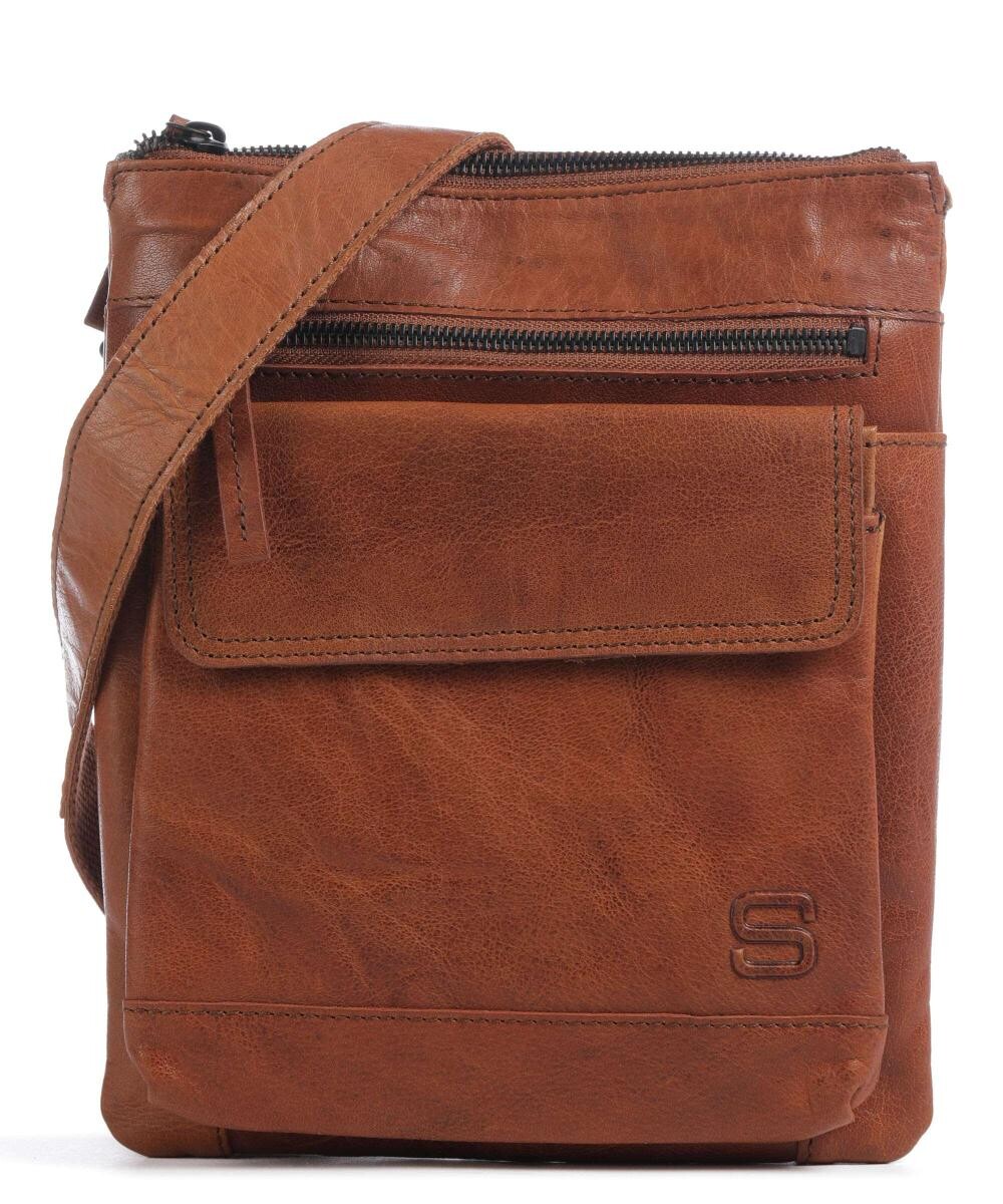 

Сумка через плечо Bronco из мелкозернистой кожи Spikes & Sparrow, коричневый