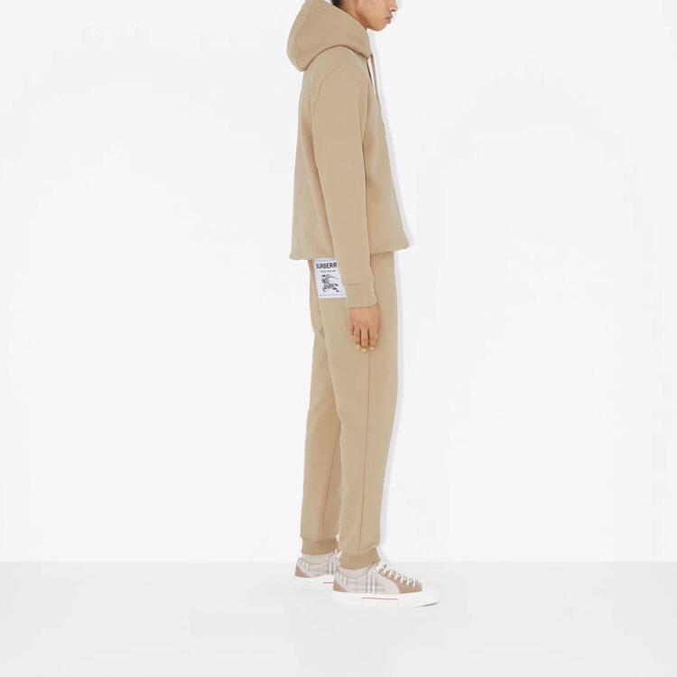 Толстовка с капюшоном Burberry Prorsum Label, хлопок, хаки — фото 4
