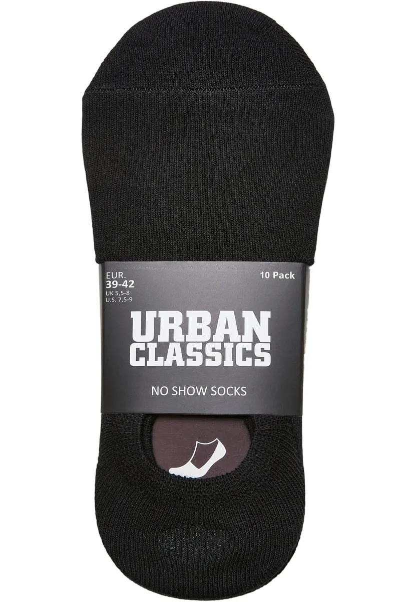 

Базовые носки URBAN CLASSICS " Urban Classics Unisex No Show Socks 10-Pack" (1 пара), черный