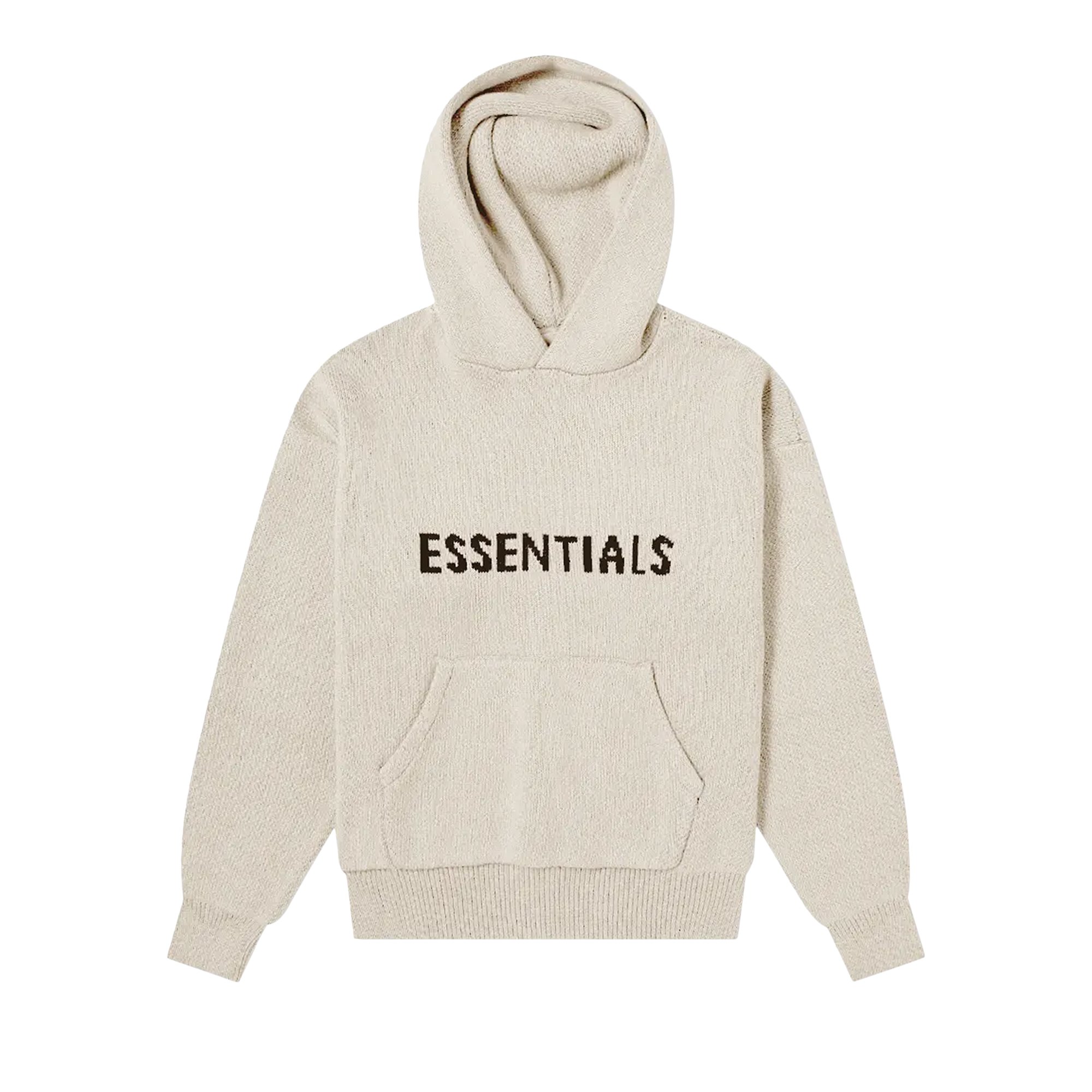 

Вязаное худи Fear of God Essentials Мох