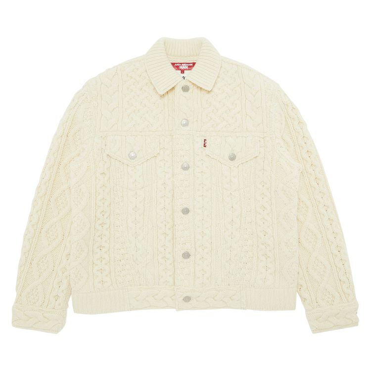 

Куртка Junya Watanabe MAN x Levi's Wool Trucker Jacket 'Natural', кремовый