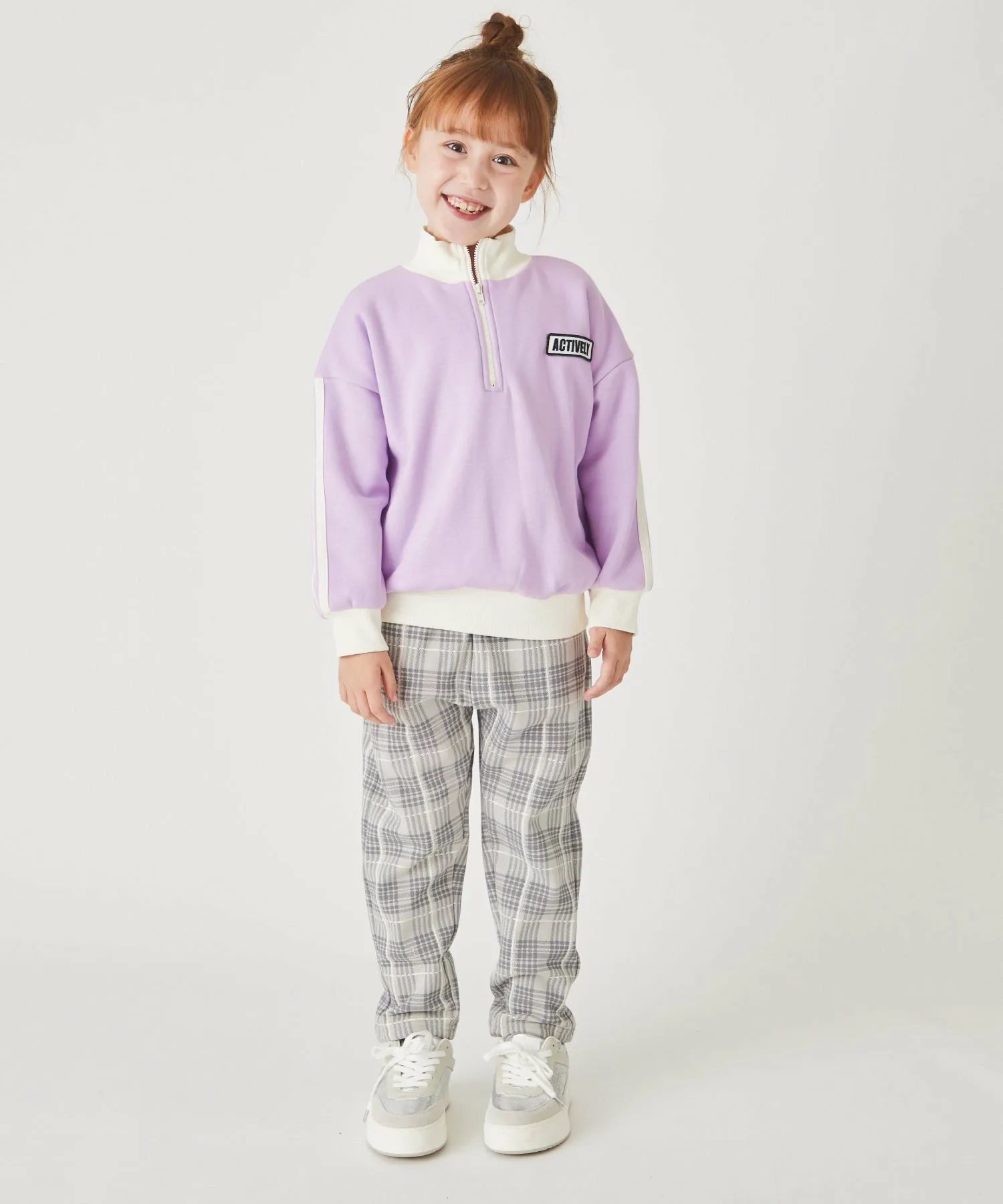 Брюки зауженного к щиколотке цвета флиса Ever Closet, Light Gray B — фото 2