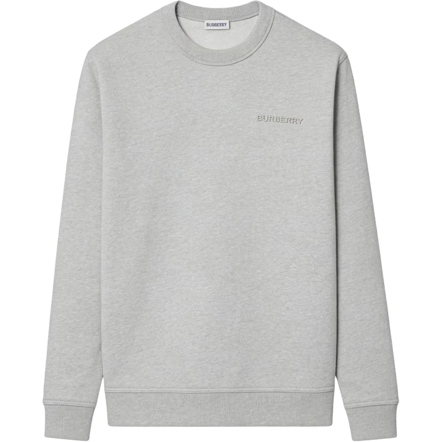 Свитшот мужской Burberry crew neck regular, серый