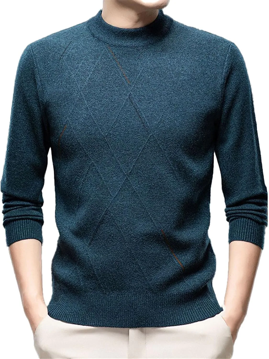 

Свитер мужской с полувысоким воротником CXLCZNKG