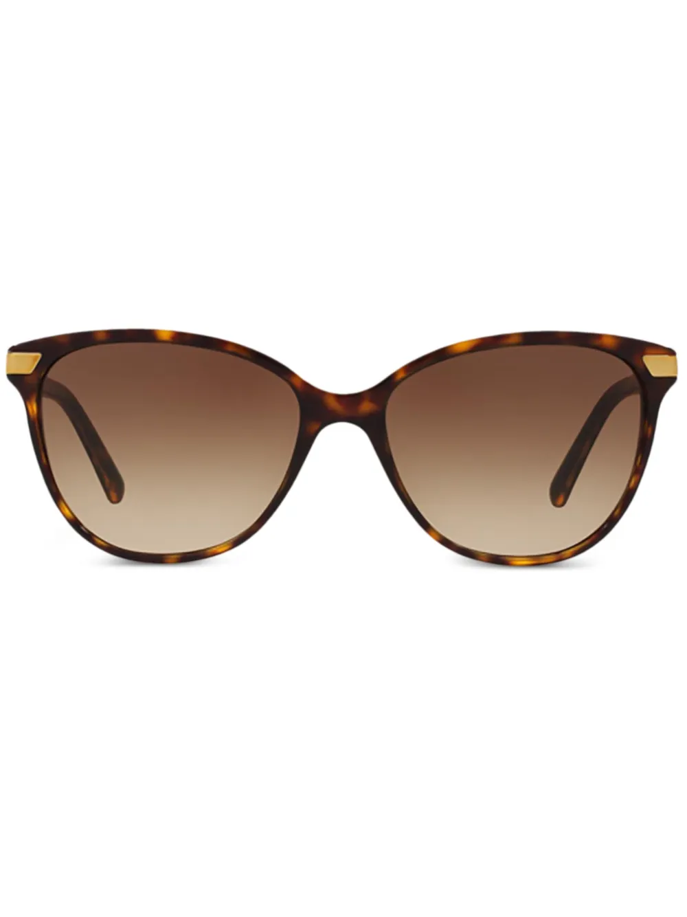 

Солнцезащитные очки в оправе 'кошачий глаз' Burberry Eyewear, коричневый