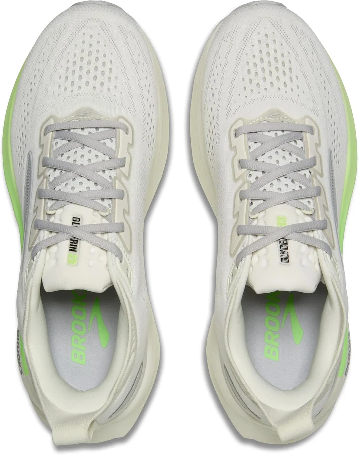 Мужские кроссовки Brooks Glycerin 23, Grey Green Black — фото 4