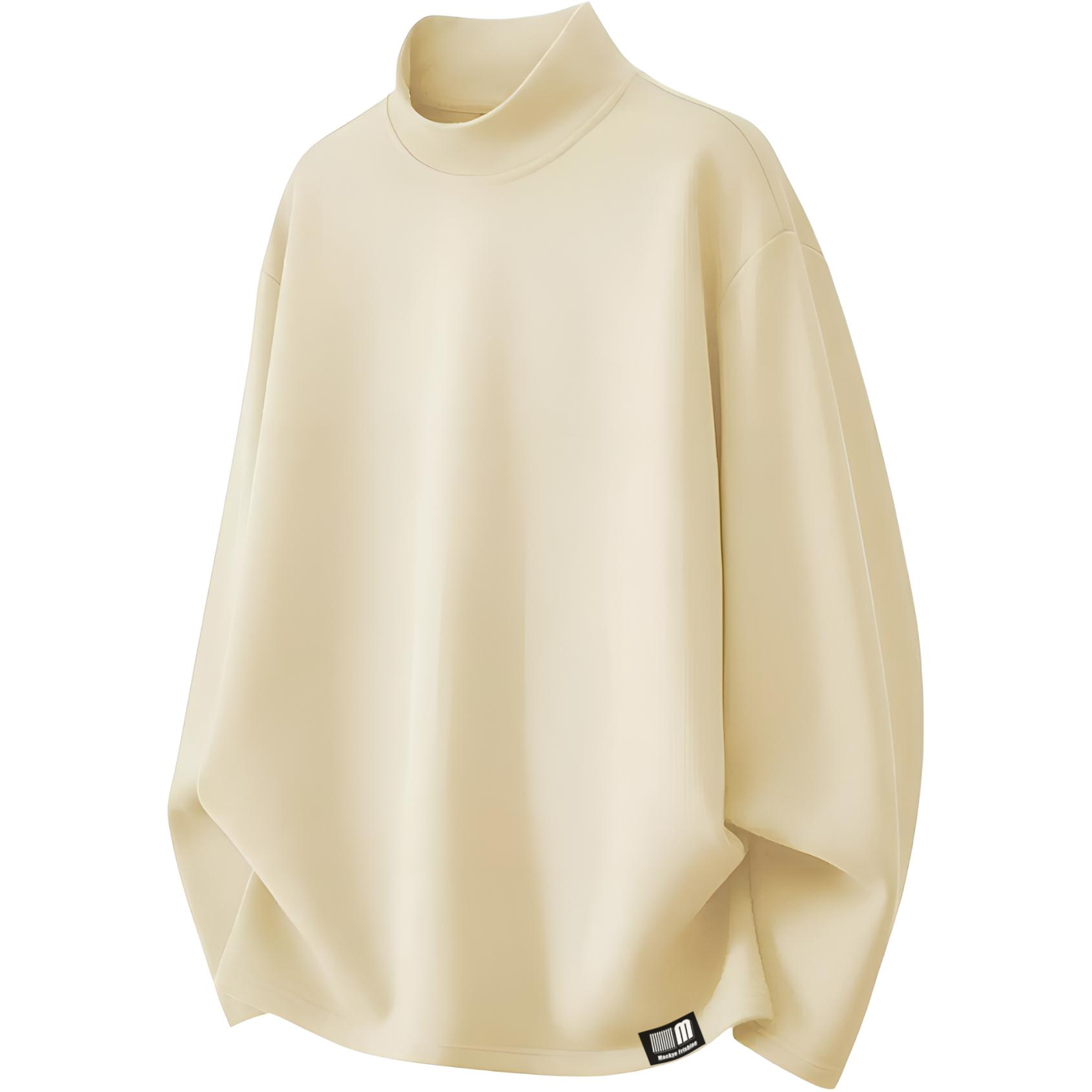 

Свитшот Unisex Half Turtleneck Moderate Heavyweight Mackyo, оранжевый[heavyweight 430g thickened and fleece-lined]