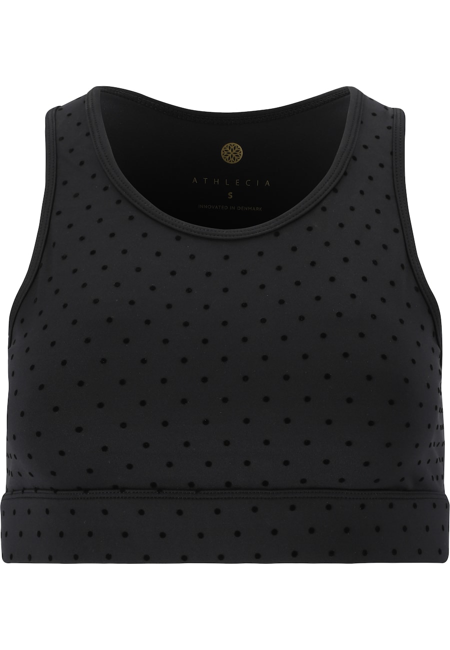 

Спортивный бюстгальтер со средней поддержкой Athlecia Tiya, черный