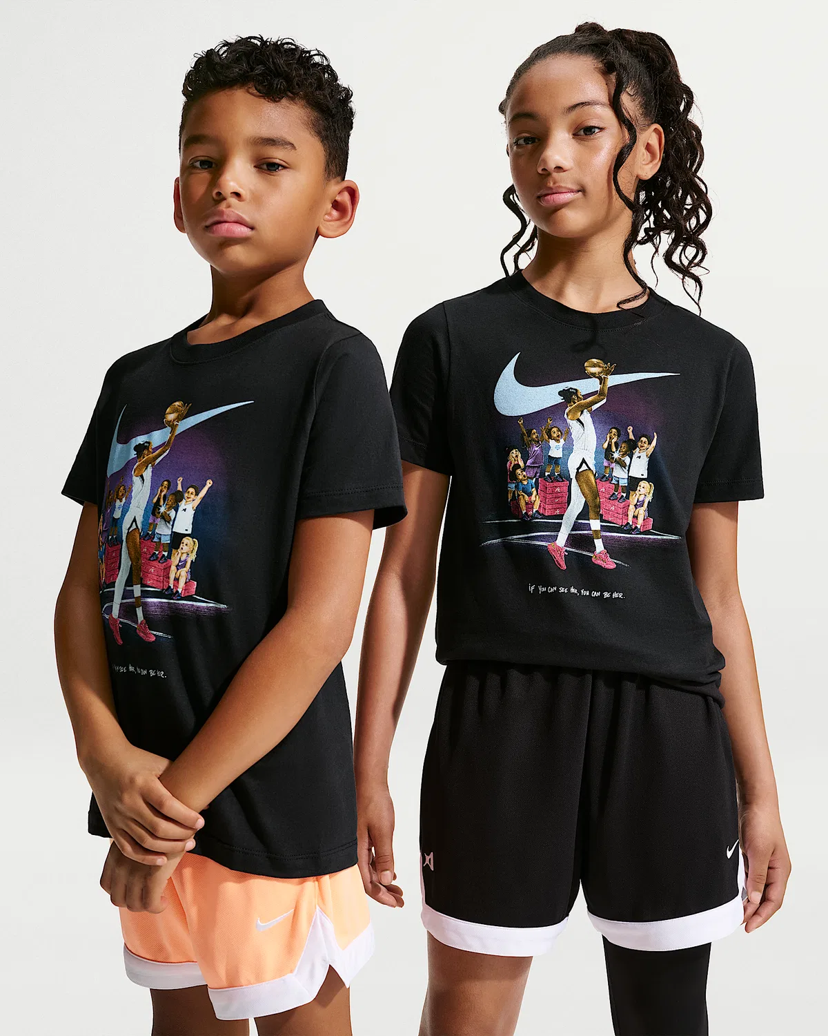 Детская футболка Nike A'ja Wilson, Black