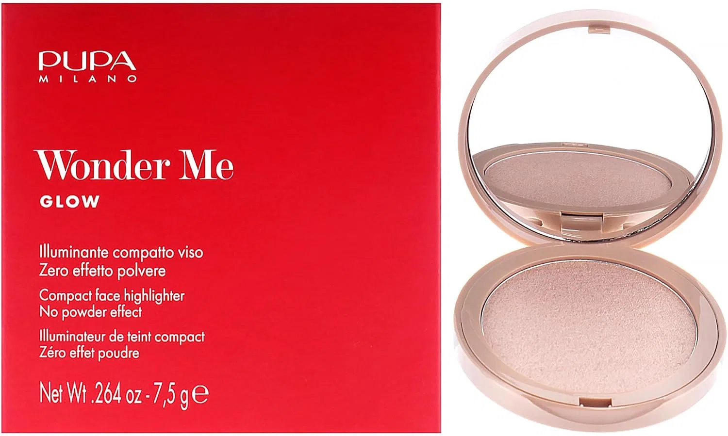 Пудра хайлайтер Pupa Milano Wonder Me Glow 101 Rose Gold 0.5 г