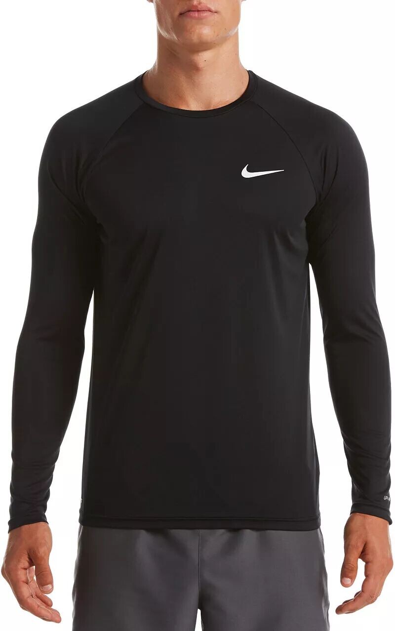 

Мужской гидрорашгард Nike Essential с длинными рукавами, черный