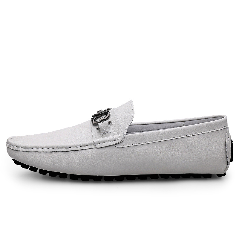 

LAORENTOU Мужские повседневные кеды низкие белые, цвет White