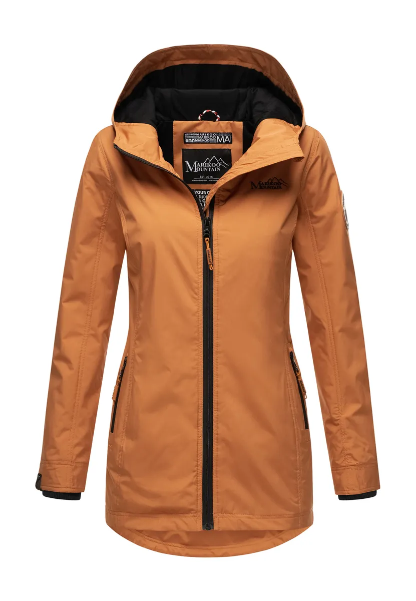 

Куртка Marikoo Outdoor "Honeyberry", спортивная переходная куртка с капюшоном, цвет Rusty Cinnamon