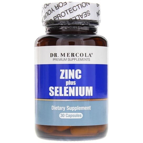 

Dr Mercola, Цинк плюс селен, 30 капсул