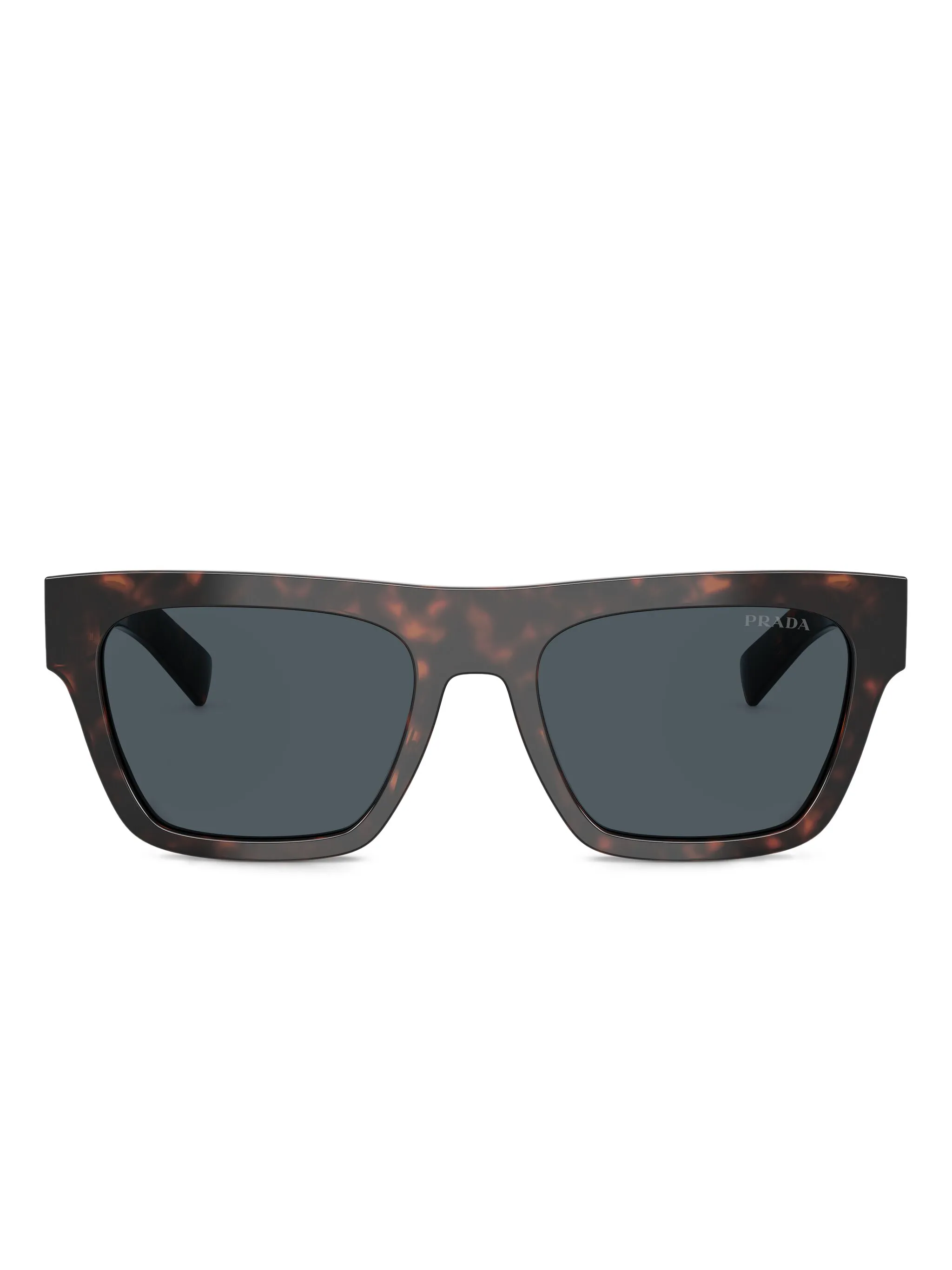 

Солнцезащитные очки в оправе черепаховой расцветки Prada, зеленый