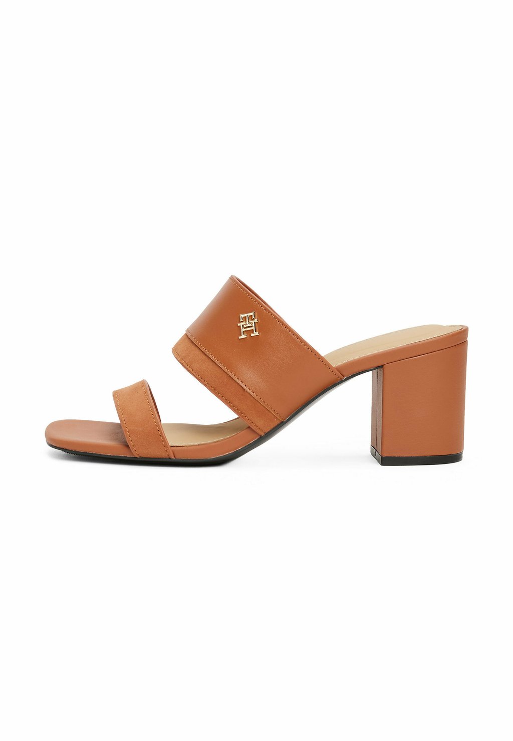 Мюли на каблуке BLOCK HEEL Tommy Hilfiger, светло-коричневый