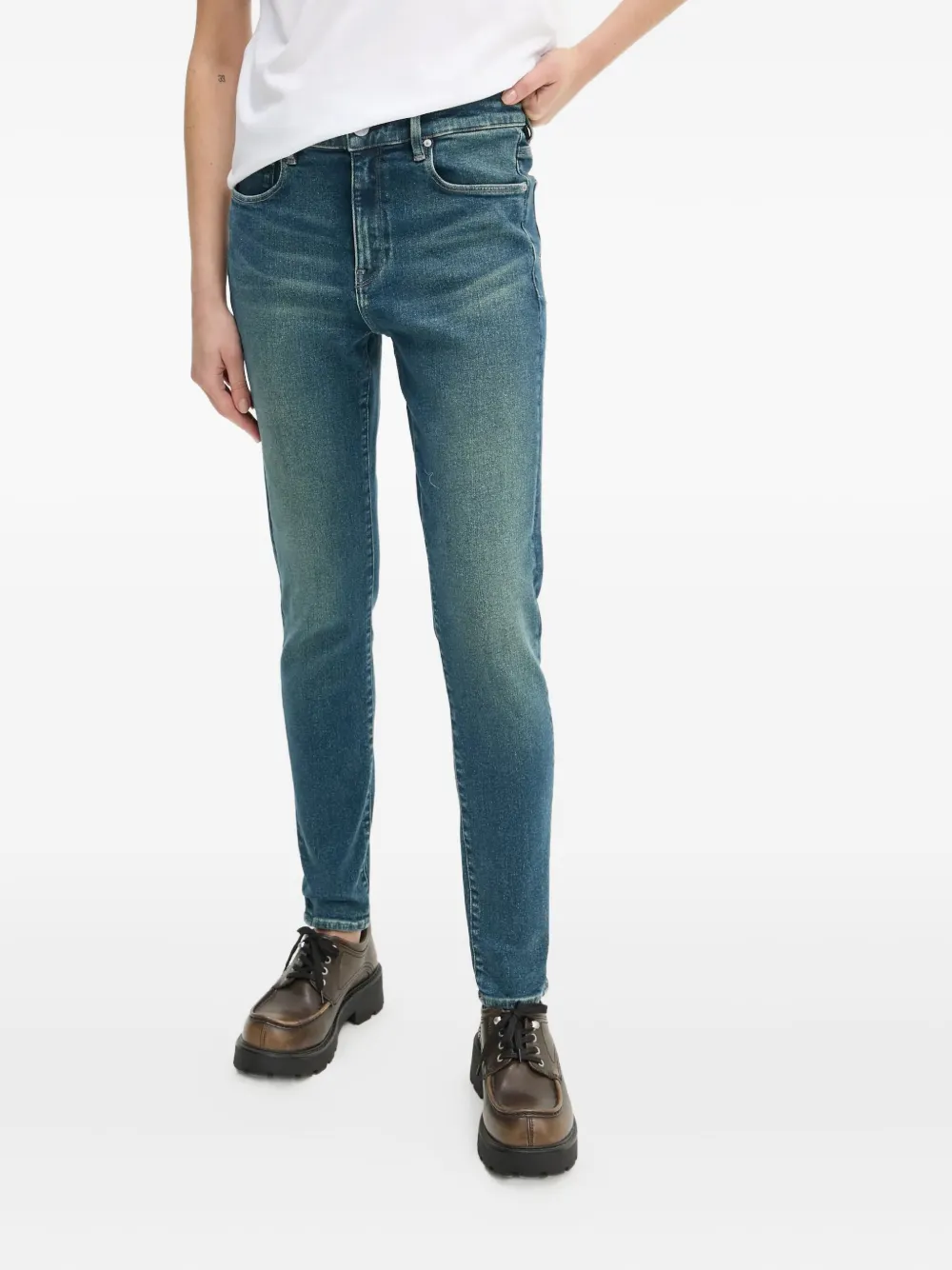 

Джинсы с нашивкой-логотипом G-Star Raw, синий