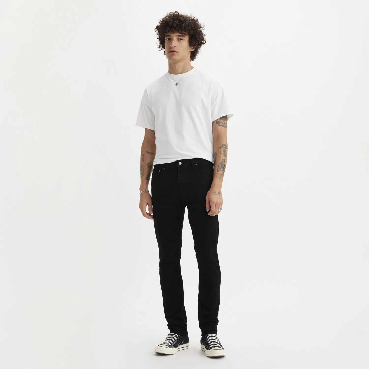 Мужские узкие джинсы 510 Levi's, Black — фото 2