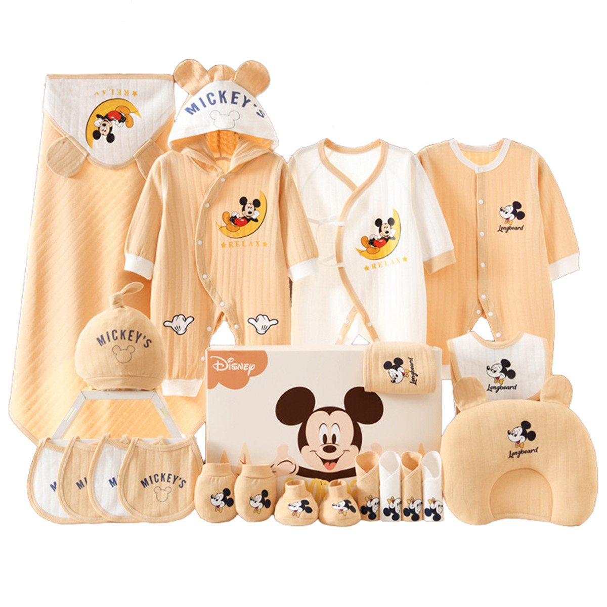 

Подарочная коробка для малышей и детей ясельного возраста Disney, All-Season 22-Piece Set Box [Brown]